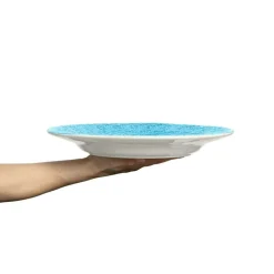 Lace Tallrik 32 cm, Turkos