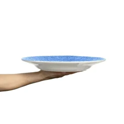 Lace Tallrik 32 cm, Turkos