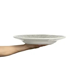 Lace Tallrik 32 cm, Turkos