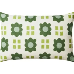 Lalit Kuddfodral 50x50 cm, Aqua / Khaki