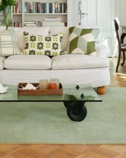 Lalit Kuddfodral 50x50 cm, Aqua / Khaki