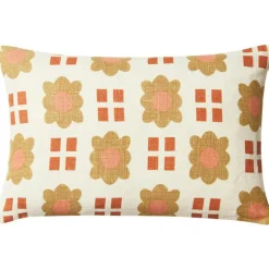 Lalit Kuddfodral 50x50 cm, Aqua / Khaki