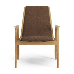 Swedese Fåtöljer-Laminett Fåtölj Tyg, Oljad Ek / Mossgrön