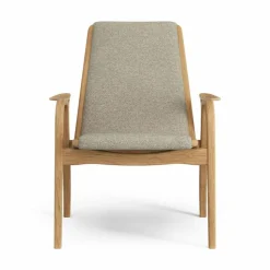 Swedese Fåtöljer-Laminett Fåtölj Tyg, Oljad Ek / Mossgrön