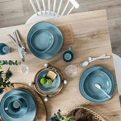 Lave Skål 17 cm, Turkos