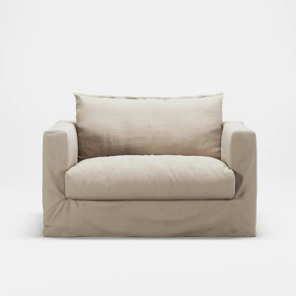 Le Grand Air Nou Love Seat Bomull, Vit