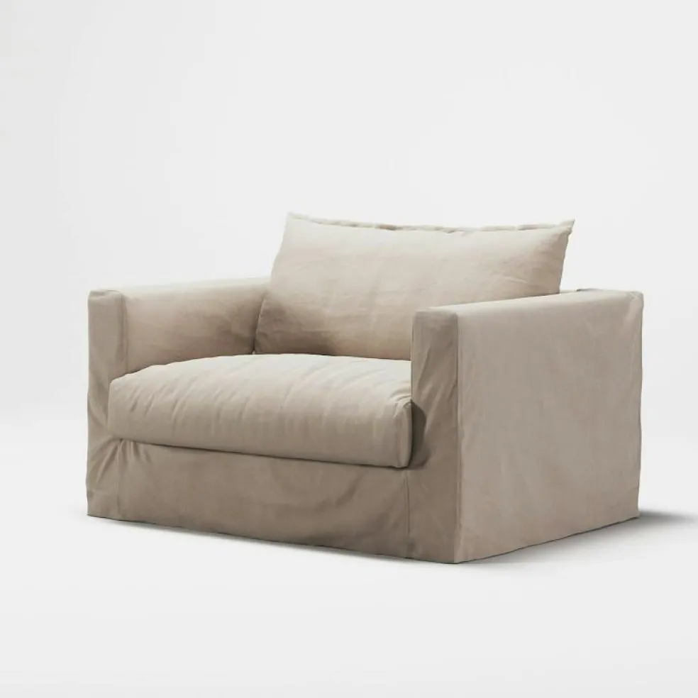 Le Grand Air Nou Love Seat Bomull, Vit