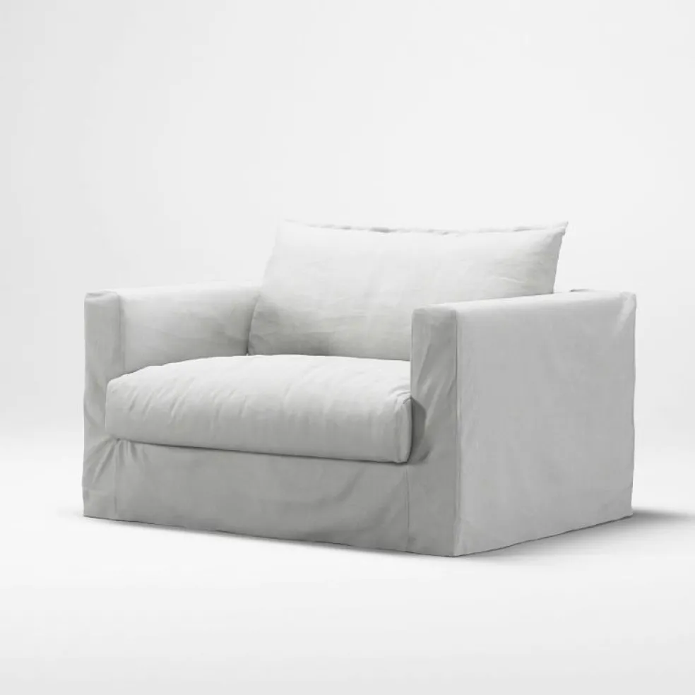 Le Grand Air Nou Love Seat Bomull, Vit