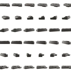 Decotique Hörnsoffor & Divansoffor-Le Grand Air 3-Sitssoffa Bomull Divan Höger, Beige