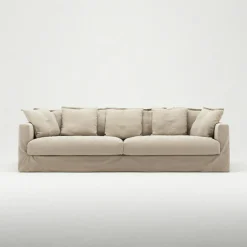 Le Grand Air 4-Sitssoffa Bomull, Beige