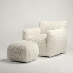 Le Petite Fåtölj Zebra, Brun / Vit