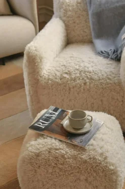 Le Petite Fåtölj Zebra, Brun / Vit