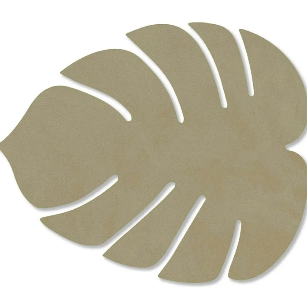 Leaf Glasunderlägg 12x14 cm, Herbal Dust