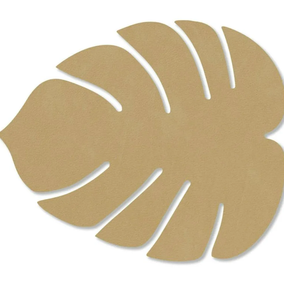 Leaf Glasunderlägg 12x14 cm, Herbal Dust