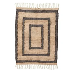 House Doctor Bomulls- & Trasmattor-Leah Matta 90x60, Natur