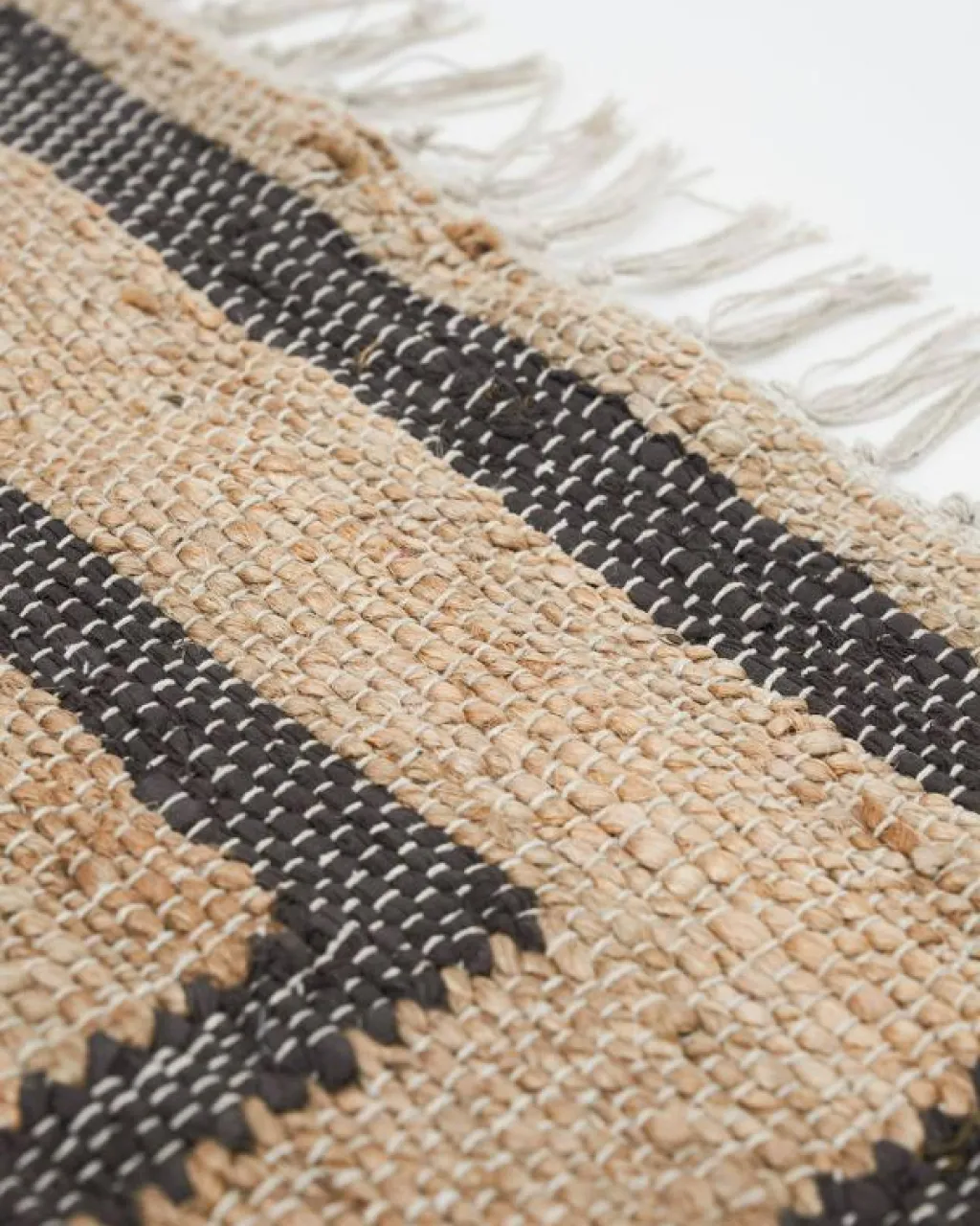 House Doctor Bomulls- & Trasmattor-Leah Matta 90x60, Natur