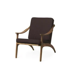 Warm Nordic Fåtöljer-Lean Back Loungestol, Vitoljad Ek / Natur