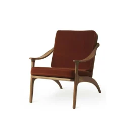 Warm Nordic Fåtöljer-Lean Back Loungestol, Vitoljad Ek / Natur