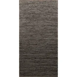 Rug Solid Bomulls- & Trasmattor-Leather Matta 200x300cm, Wood