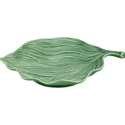 Bordallo Pinheiro Uppläggningsfat-Leaves Folhas Fat, 33x44,5 cm