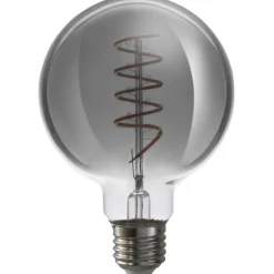 LED 95 mm Smoke E27 5W 140Lm 1800K Spiral Dim Glob