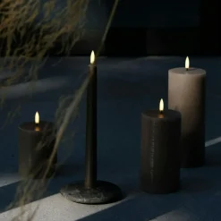 LED Blockljus 7,8 x 10,1 cm, Forest Black