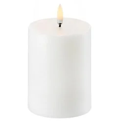 Uyuni Led-Ljus-LED Blockljus Nordic White, 7,8x20,3 cm