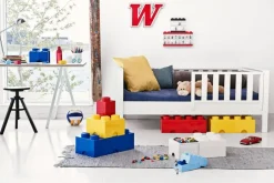 LEGO® Förvaring Med 2 Lådor 8 Knoppar, Medium Stone Grey