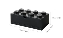 Barn Room Copenhagen Leksaksförvaring-LEGO® Förvaring Med Låda 8 Knoppar, Svart