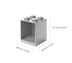 LEGO® Hyllplan 2-pack, Medium Stone Grey