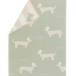 Barn David Fussenegger Barnfiltar-Lena Babyfilt 75x100 cm Dachshund, Ljus