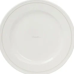 Lexington Porcelain Middagstallrik 27,5 cm 4-pack, Vit / Mörkblå