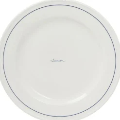 Lexington Porcelain Middagstallrik 27,5 cm 4-pack, Vit / Mörkblå