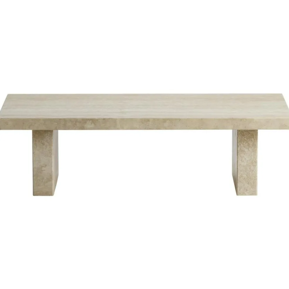 Lågt Soffbord Travertin, 35x70 cm