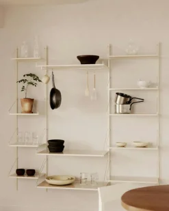 Frama Modulära Hyllsystem-Library Hylla Med Hängare 80x185 cm,