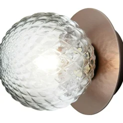 Nuura Badrumsbelysning|Vägglampor-Liila 1 Vägg-/Taklampa 140 mm, Nordic Gold / Klar