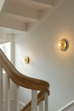 Nuura Badrumsbelysning|Vägglampor-Liila 1 Vägg-/Taklampa 140 mm, Nordic Gold / Klar