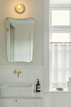 Nuura Badrumsbelysning|Vägglampor-Liila 1 Vägg-/Taklampa 140 mm, Nordic Gold / Klar