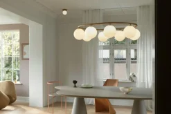 Nuura Badrumsbelysning|Vägglampor-Liila 1 Vägg-/Taklampa 140 mm, Nordic Gold / Klar