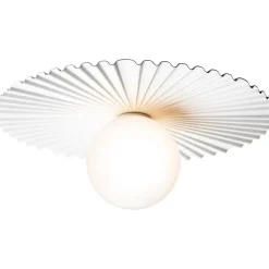 Liila Muuse Vägg-/Taklampa 420 mm, Vit / Klar