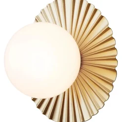 Liila Muuse Vägg-/Taklampa 200 mm, Vit / Opal