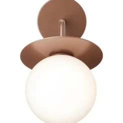 Liila Vägglampa Utomhus, Svart / Klar