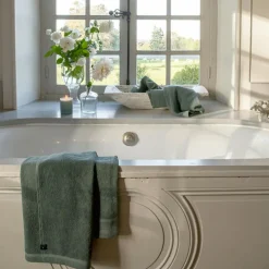 Himla Handdukar & Badlakan-Lina Handduk 50x70 cm 50x70 cm, Jade