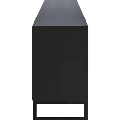 Englesson Skänkar & Sideboards-Line Burned Walnut Skänk 4 Dörrar, Vit/Krom