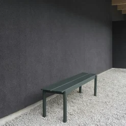 Linear Bänk Stål 110 cm, Antracit