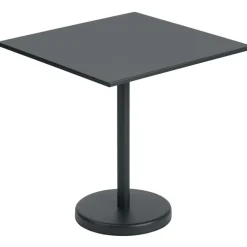 Linear Bord Stål 70x70 cm, Antracit