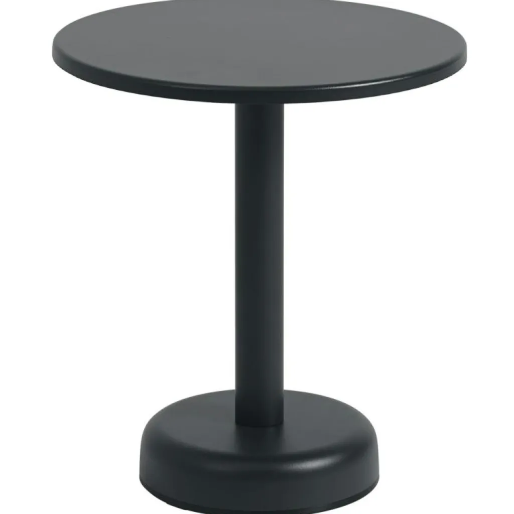 Muuto Soffbord Utomhus-Linear Soffbord Stål Ø70x40 cm, Mörkgrön