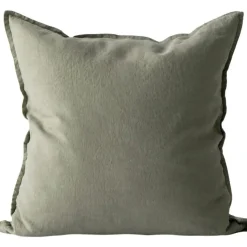 Tell Me More Prydnadskuddar & Fodral-Linen Kuddfodral 50x50 cm, Taupe
