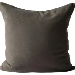 Linen Örngott 65x65 cm, Varmgrå