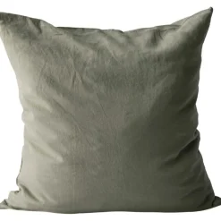 Linen Örngott 65x65 cm, Varmgrå